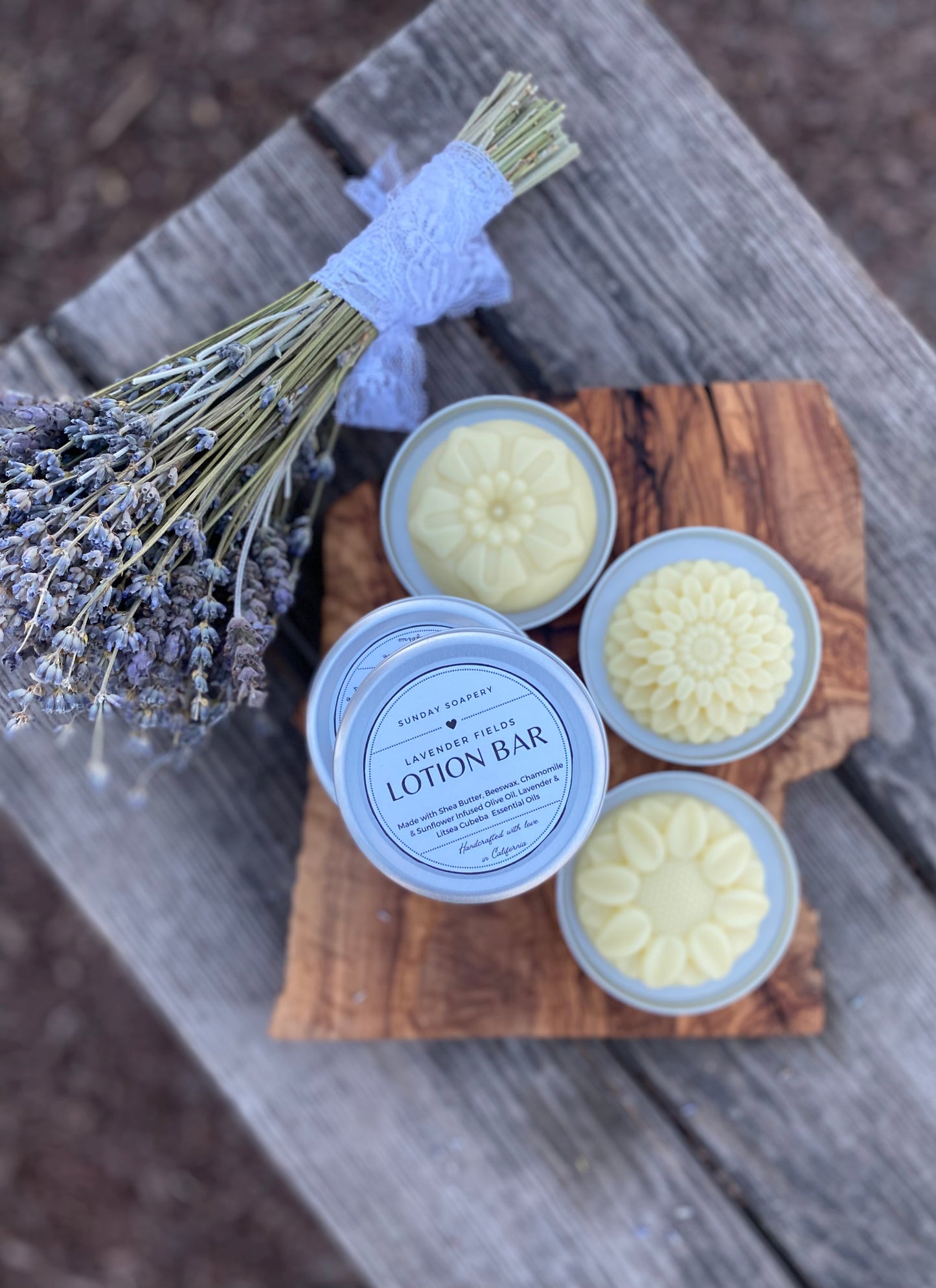 Solid Lotion Bar — Lavender