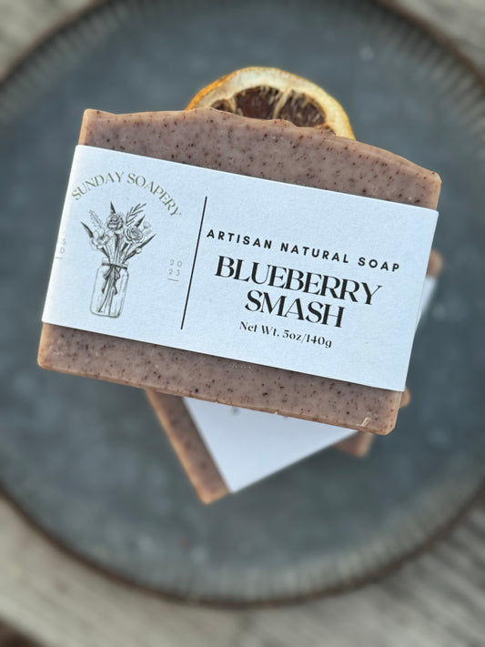 Blueberry Smash Large Bar Soap