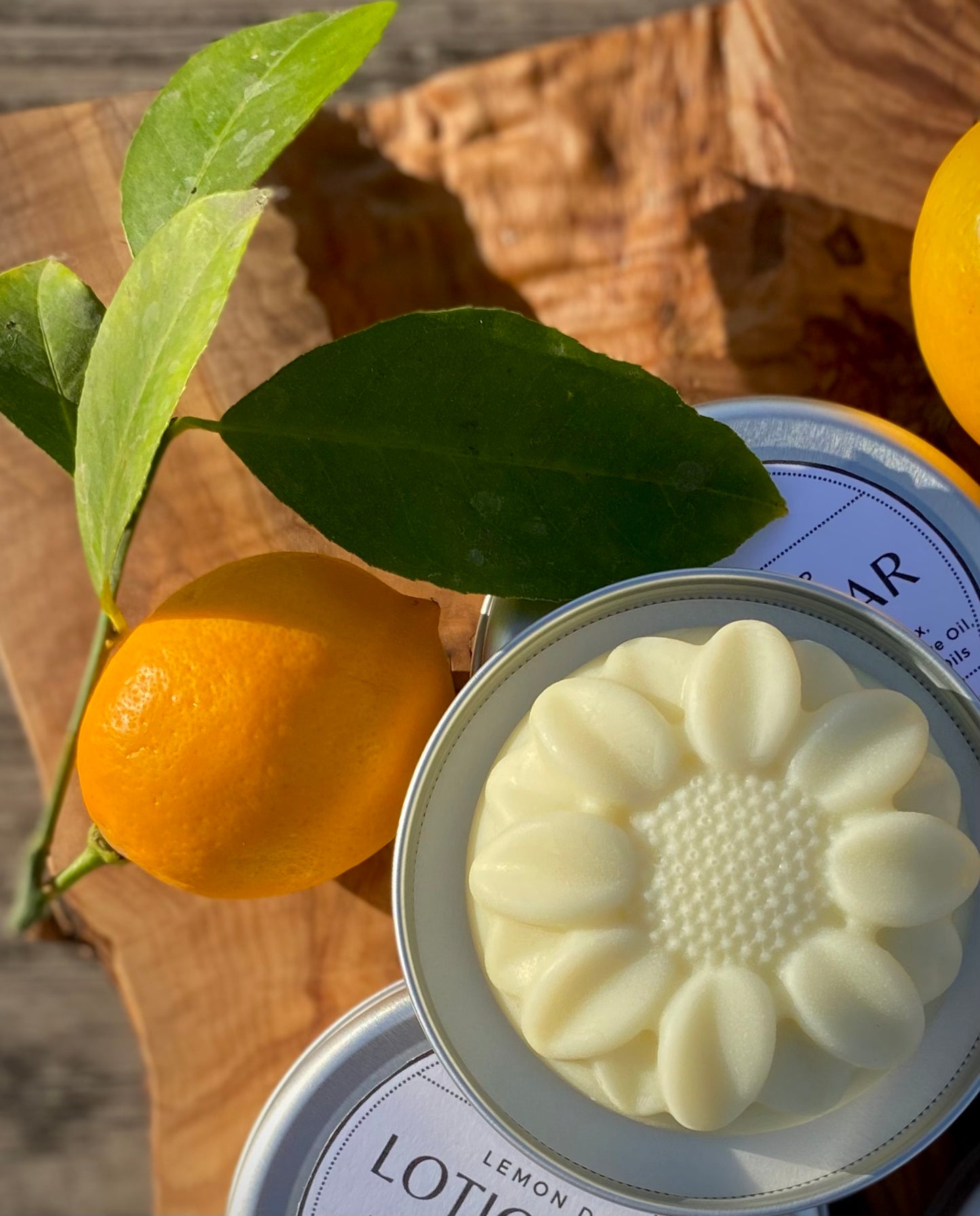 Solid Lotion Bar — Lemon Drop